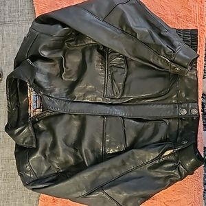 Adventure Bound Thinsulate Wilson leather bomber jacket
